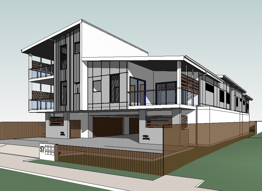 Modern House Revit Sample Project InaboholdenX